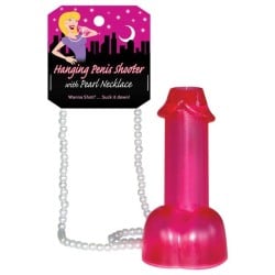 Hanging Penis Shooter w/Pearl Necklace