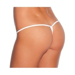 Low Rise Lycra G-String White O/S