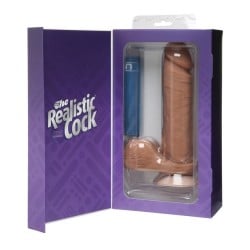 UR3 Realistic Cock w/Balls - 8" Brown