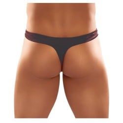 Satin Bong Thong Black S/M