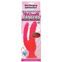 Wall Bangers Waterproof Double Penetrator - Pink