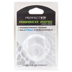Perfect Fit Ribbed Ring - Clear