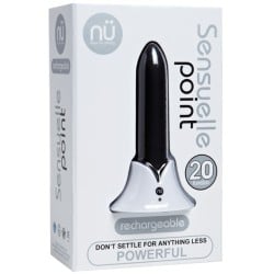 Sensuelle Point Rechargeable Bullet - Black