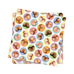 Mini-Boob Napkins - Pack of 8