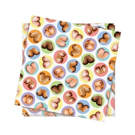 Mini-Boob Napkins - Pack of 8