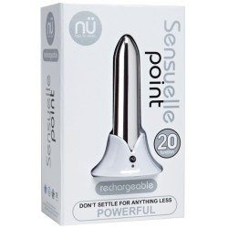 Sensuelle Point Rechargeable Bullet - Silver