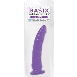 Basix Rubber Works 7" Slim Dong - Purple