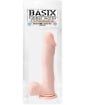 Basix 12" Dong w/Suction Cup - Flesh