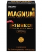 Trojan Magnum Ribbed Condoms - Box of 12