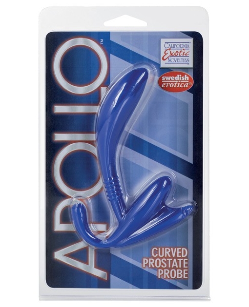 Apollo Curved Prostate Probe-Blue