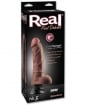 Real Feel Deluxe No. 5 8" Waterproof Vibe - Brown Multi Speed