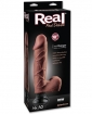 Real Feel Deluxe No. 10 10" Waterproof Vibe - Brown Multi Speed