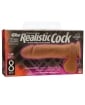 UR3 Realistic Cock w/Balls - 8" Brown