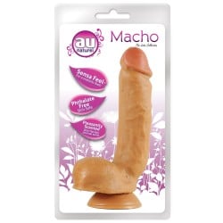 Blush Macho Au Naturel Dong w/Suction Cup
