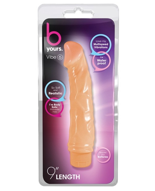 Blush B Yours Vibe 9" Dong No.6 - Beige