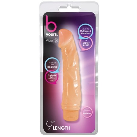 Blush B Yours Vibe 9" Dong #6 - Beige