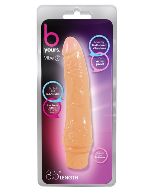 Blush B Yours Vibe 8.5" Dong No.7 - Beige