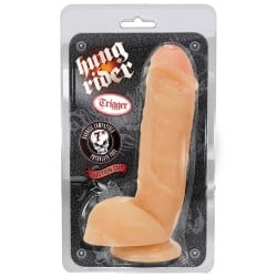 Blush Hung Rider Trigger 7" Dildo w/Suction Cup - Flesh
