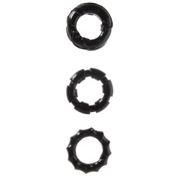 Malesation Stretchy Cock Rings - Pack of 3