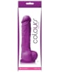 NS Novelties Colours Pleasures 5" Dildo w/Suction Cup - Purple