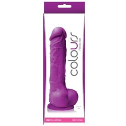 NS Novelties Colours Pleasures 5" Dildo w/Suction Cup - Purple