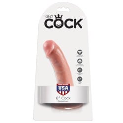 King Cock 6" Cock - Flesh