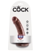 King Cock 6" Cock - Brown