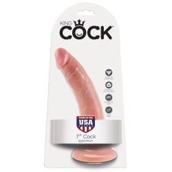 King Cock 7" Cock - Flesh