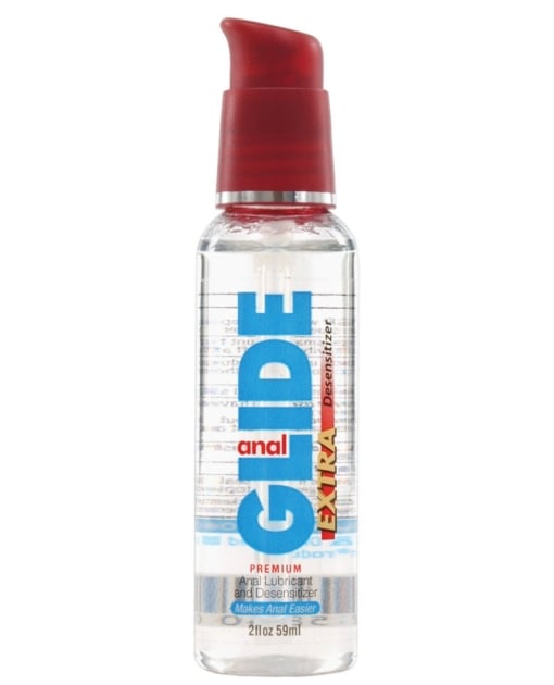 Anal Glide Extra Desensitizer - 2 oz Pump Bottle