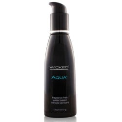 Wicked Sensual Care Collection Aqua Waterbased Lubricant - 4 oz Fragrance Free