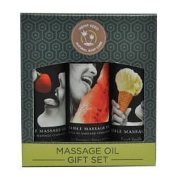 Earthly Body Edible Massage Oil Gift Set - 2 oz Watermelon