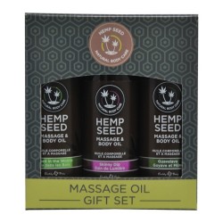 Earthly Body Massage Oil Gift Set - 2 oz Skinny Dip