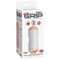 Extreme Dollz Tight Grip Dual Density Squeezable Strokers - Pussy & Mouth