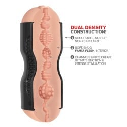 Extreme Dollz Tight Grip Dual Density Squeezable Strokers - Pussy & Ass