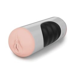 Extreme Dollz Mega Grip Squeezable Vibrating Strokers - Pussy