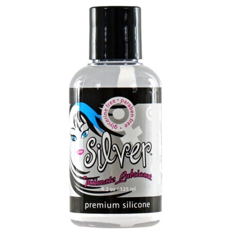 Sliquid Silver Silicone Lube Glycerine & Paraben Free - 4.2 oz Bottle