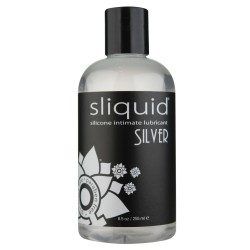 Sliquid Silver Silicone Lube Glycerine & Paraben Free - 8.5 oz Bottle