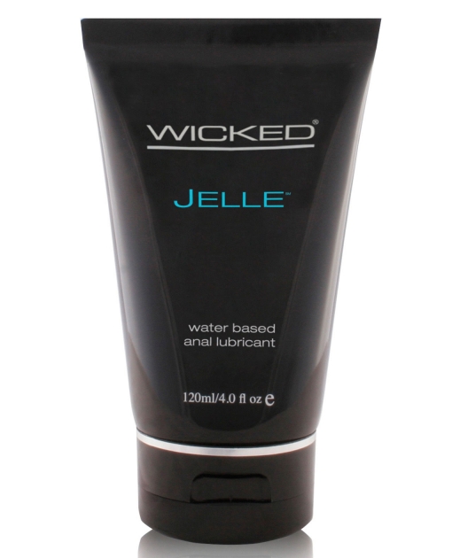 Wicked Sensual Care Collection Jelle Waterbased Lubricant - 4 oz Fragrance Free Anal Gel