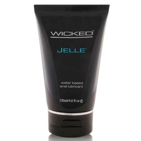 Wicked Sensual Care Collection Jelle Waterbased Lubricant - 4 oz Fragrance Free Anal Gel