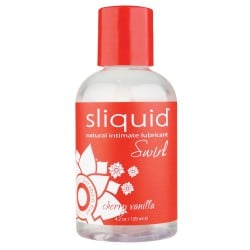 Sliquid Swirl Lubricant - 4.2 oz Bottle Cherry Vanilla