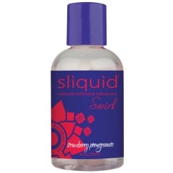 Sliquid Swirl Lubricant - 4.2 oz Bottle Strawberry Pomegranate