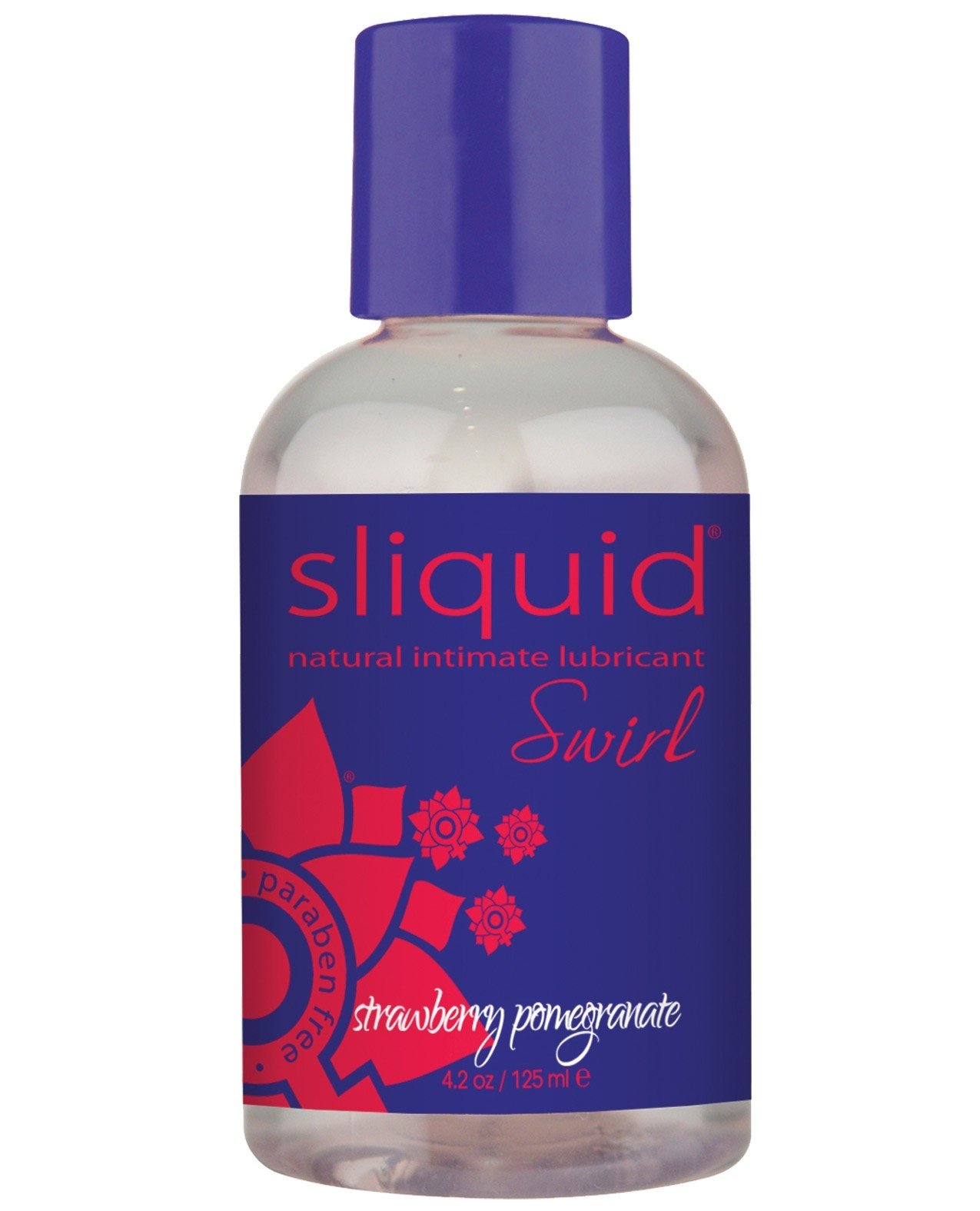 Sliquid Swirl Lubricant 4 2 Oz Bottle Strawberry Pomegranate