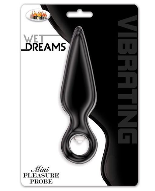 Wet Dreams Vibrating Mini Pleasure Probe - Black