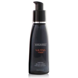 Wicked Sensual Care Collection Ultra Heat Silicone Based Lubricant - 2 oz Fragrance Free