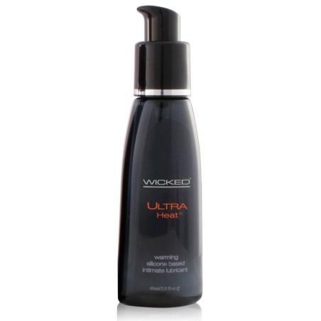 Wicked Sensual Care Collection Ultra Heat Silicone Based Lubricant - 2 oz Fragrance Free