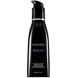 Wicked Sensual Care Collection Aqua Waterbased Lubricant - 8.5 oz Fragrance Free