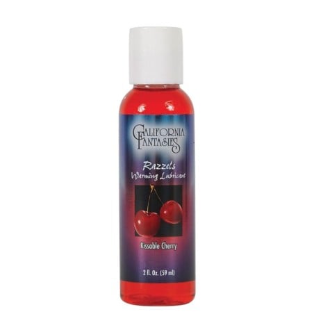 Razzels Warming Lubricant - 2 oz Kissable Cherry