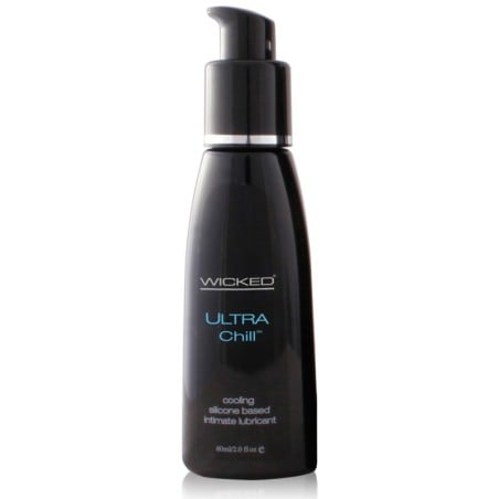 Wicked Sensual Care Collection Ultra Chill Silicone Based Lubricant - 2 oz Fragrance Free