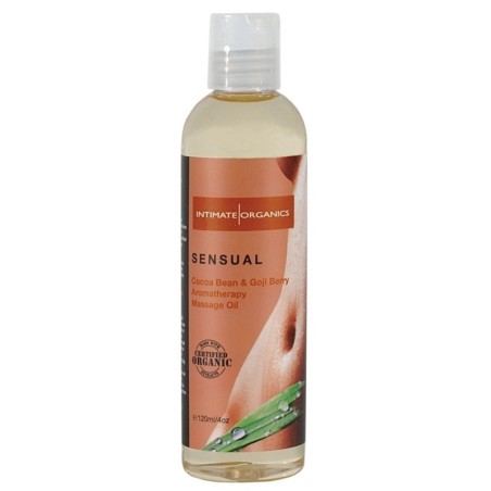 Organic Sensual Massage Oil - 4 oz Cocoa Bean & Gogi Berry