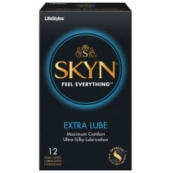 Lifestyles SKYN Extra Lubricated Condoms - Box of 12